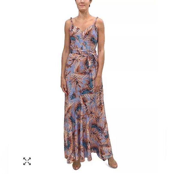 Sam Edelman Dresses & Skirts - Sam Edelman NWT blue tropical print maxi dress